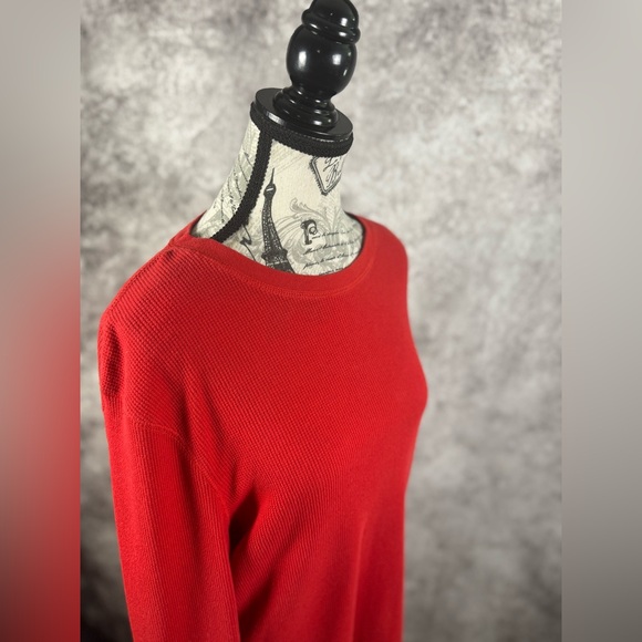 Old Navy Red Soft-Washed Ultra Doux Warm Comfortable Thermal Top Size L - Picture 7 of 10